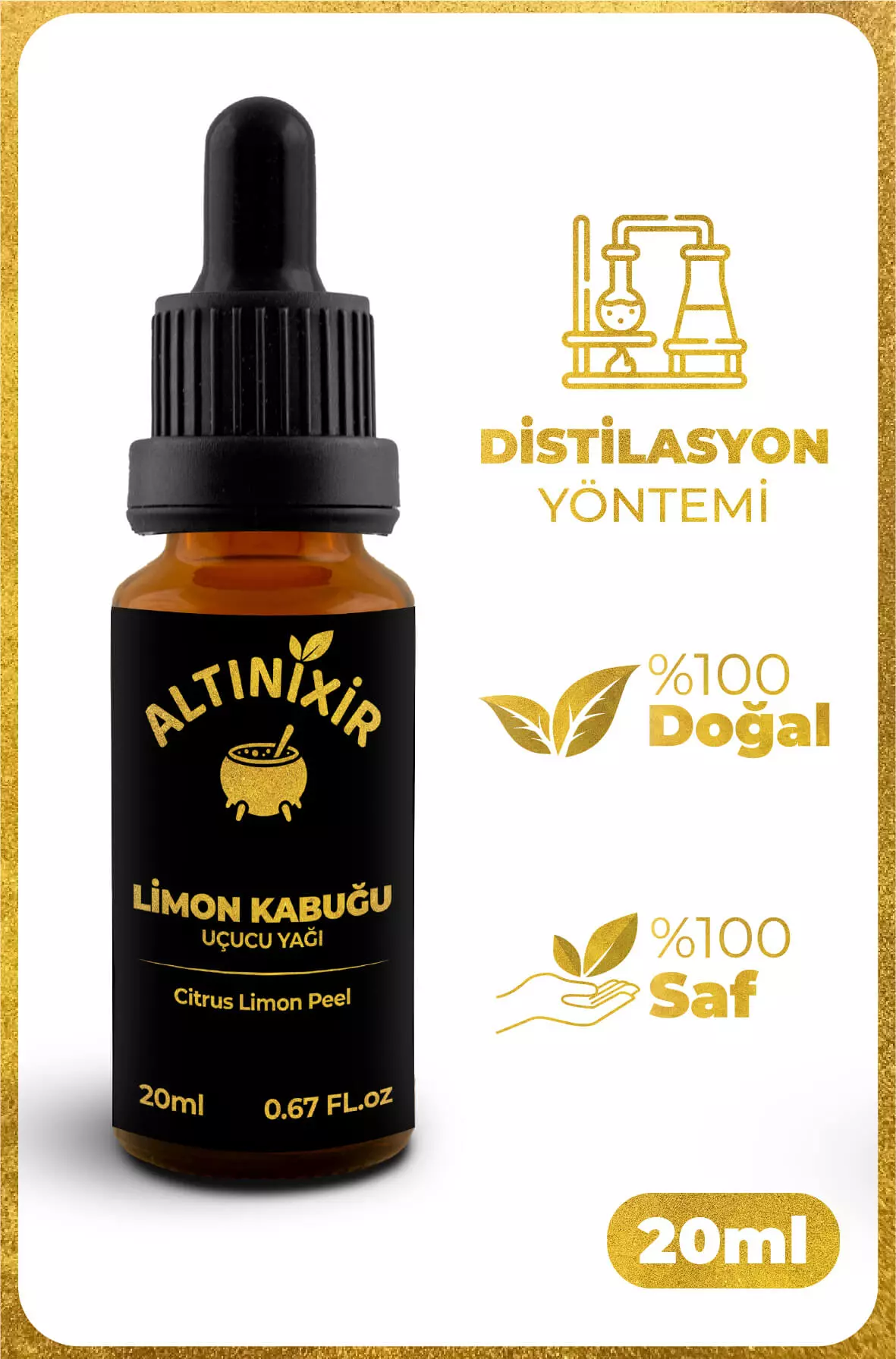 Limon Kabuğu Yağı 20 ml